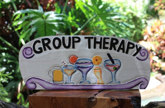 Group Therapy Bar Sign